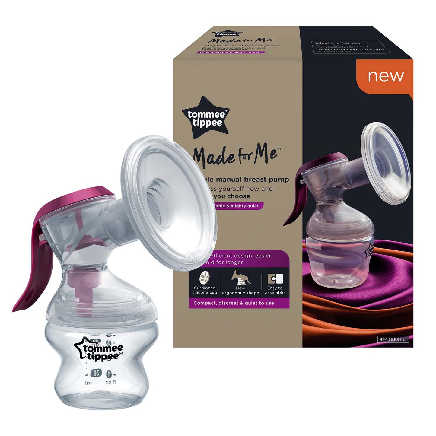 Tommee Tippee Babycare Made For Love Manual Breast Pump