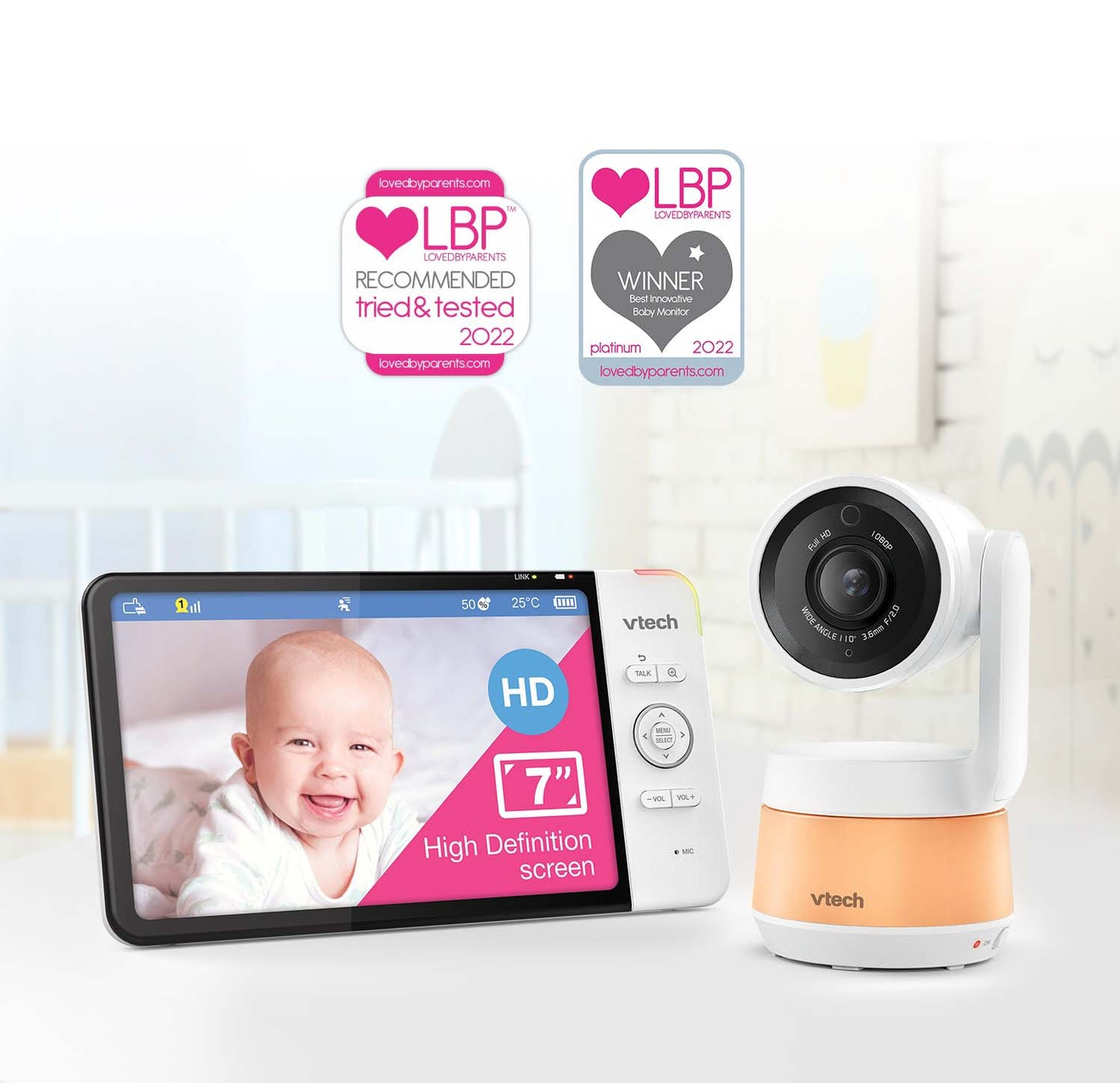 Vtech Smart Wifi Video Monitor Rm7767Hd