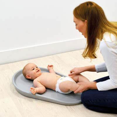 Shnuggle Squishy Changing Mat Pebble Grey