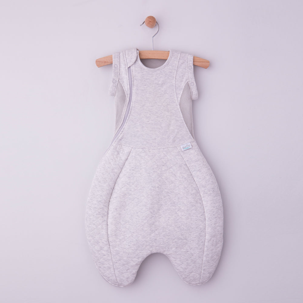 Purflo Swaddle To Sleep Bag 2.5 Tog Minimal Grey 0-4M