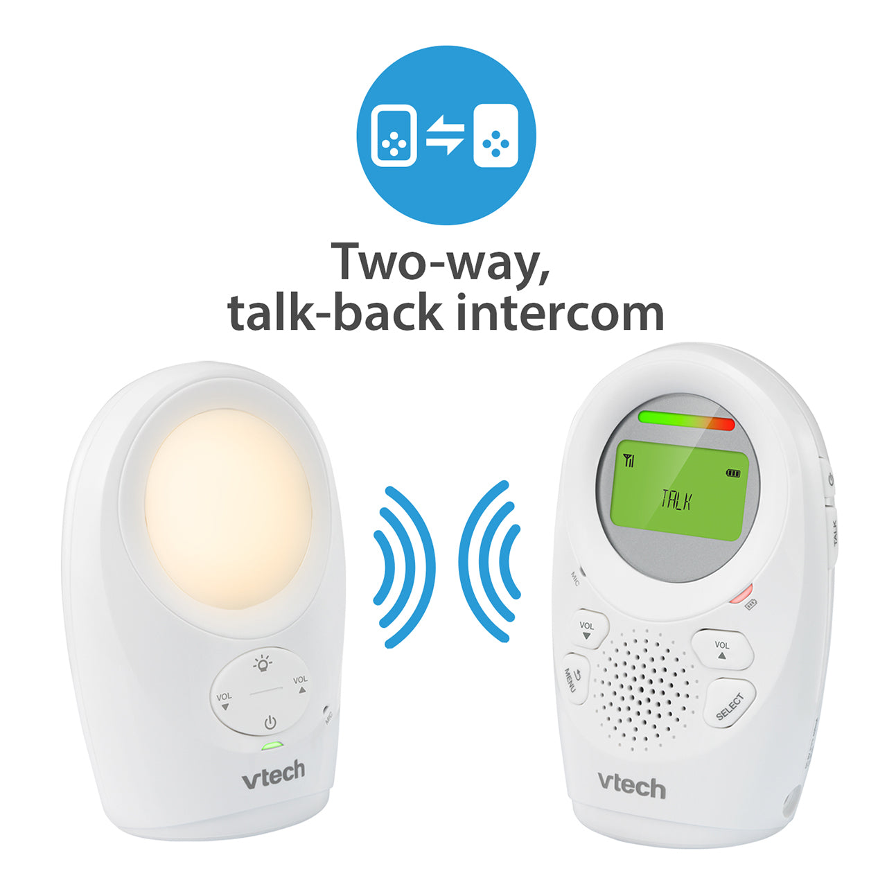 Vtech Audio Monitor With Night Light Dm1211