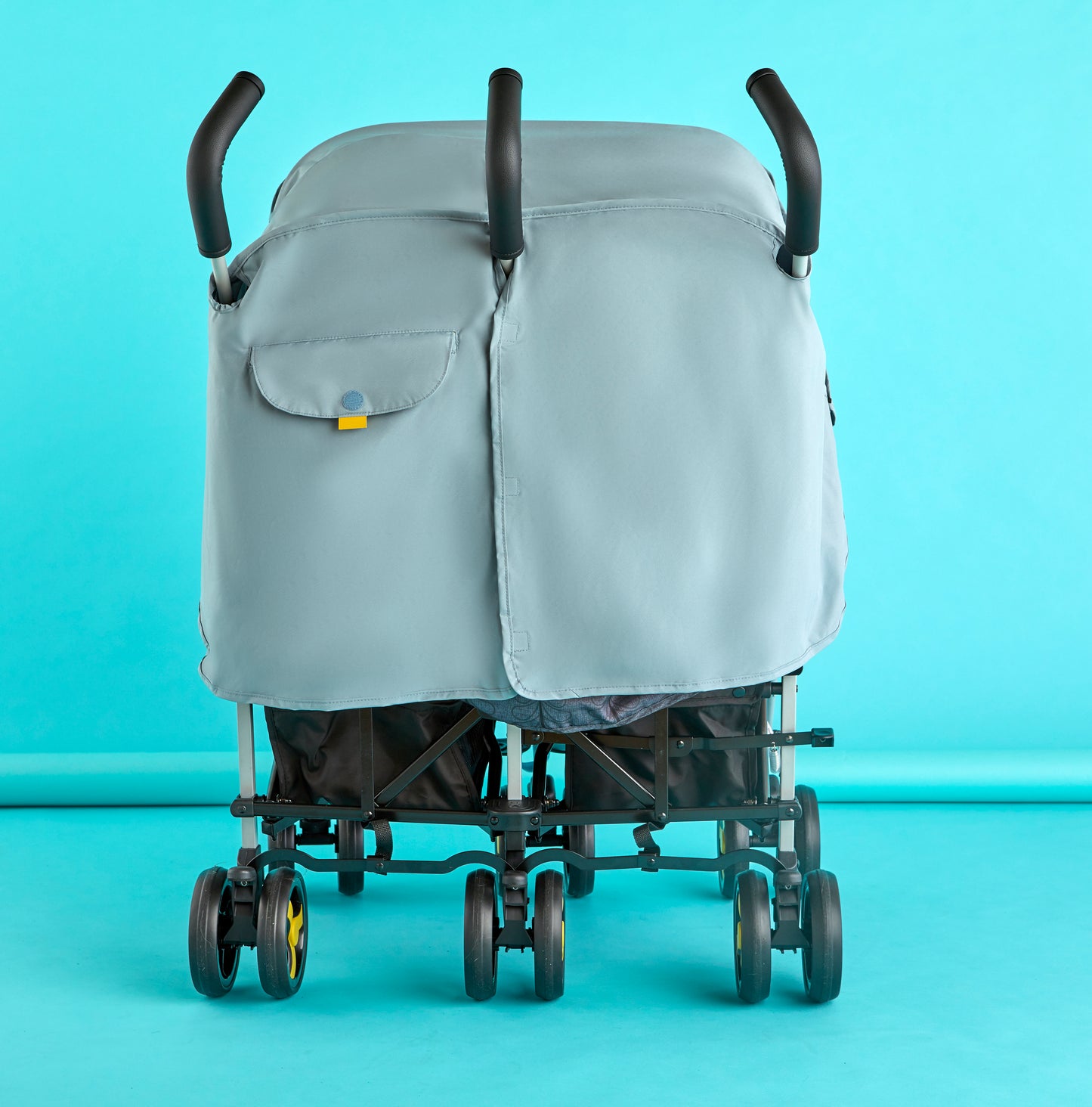 Koo-Di Universal Dbl Stroller Raincover Splish Splosh