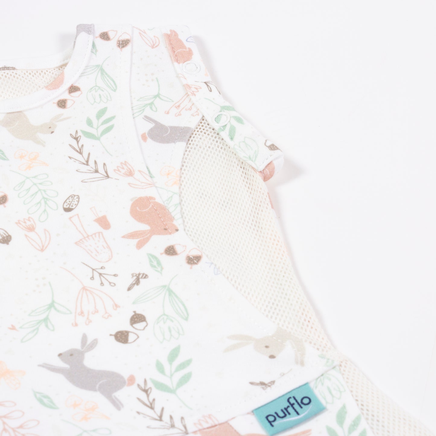 Purflo Cuddle To Sleep Bag 0.5 Tog Storybook Nutmeg 3-12M