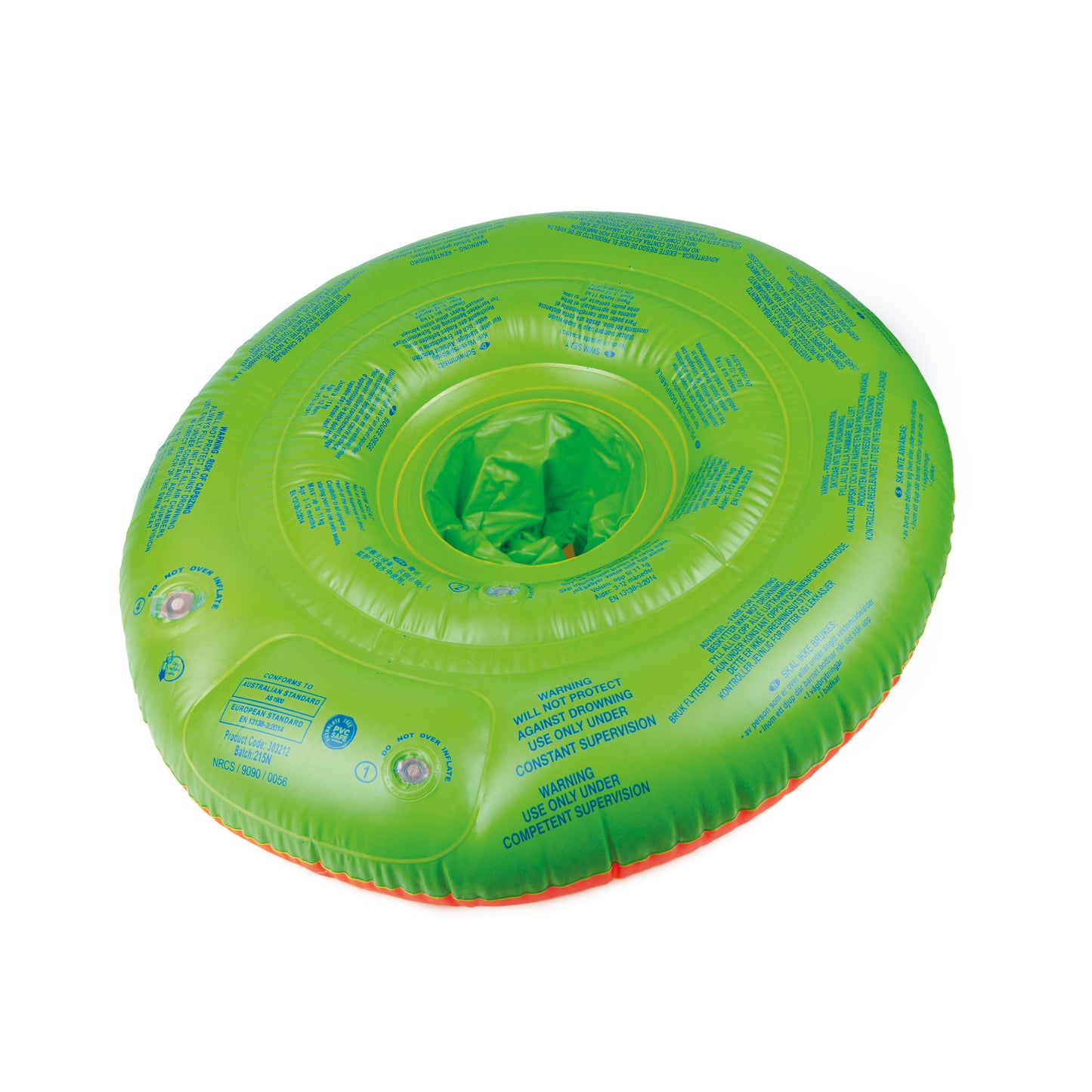 Zoggs Trainer Seat Orange / Green 0 - 12 Months