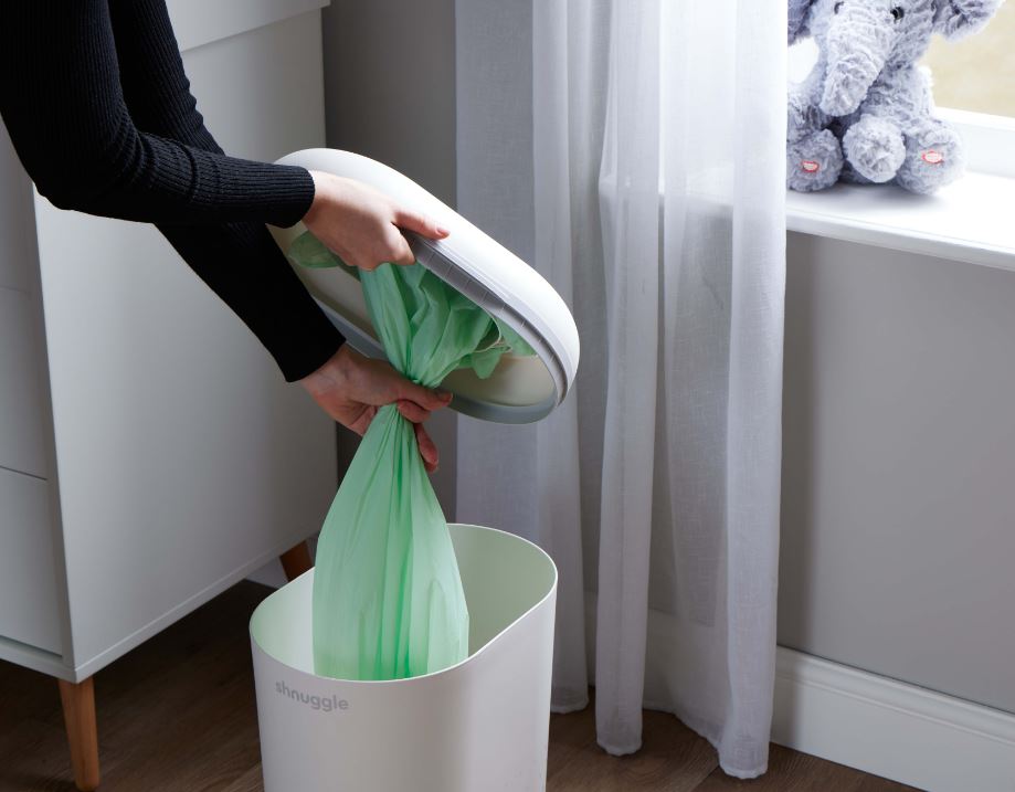 Shnuggle Change Time Eco-Touch Nappy Bin