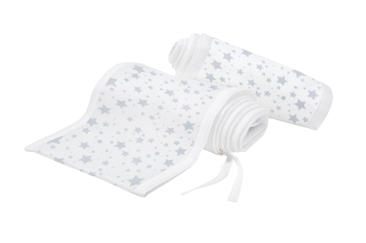 Breathable Baby Cotbed Set Twinkle Grey