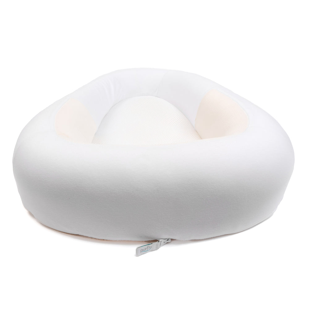 Purflo Sleeptight Baby Bed Soft White