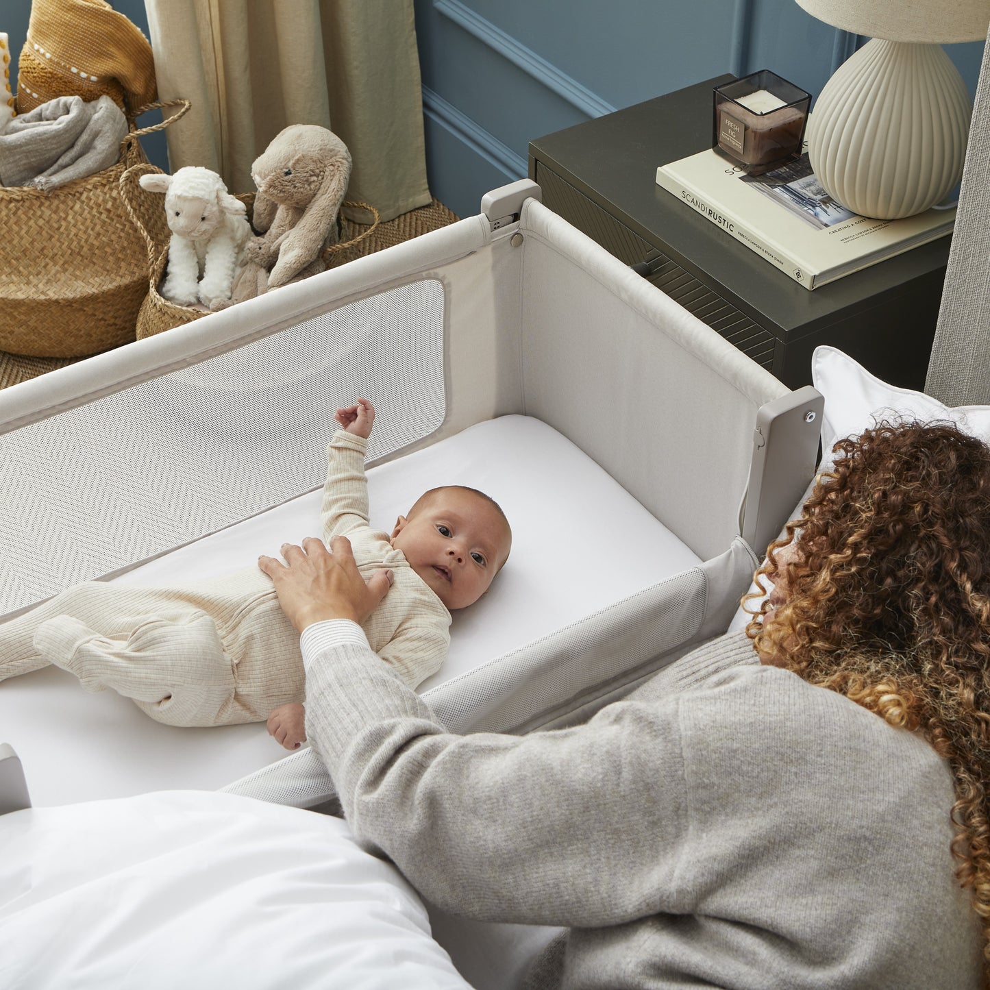 Shnuggle Air Lite Crib Taupe