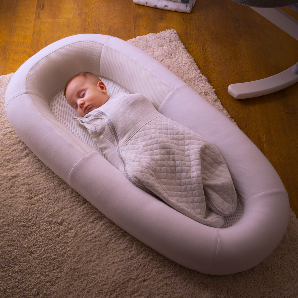 Purflo Sleeptight Baby Bed Soft White