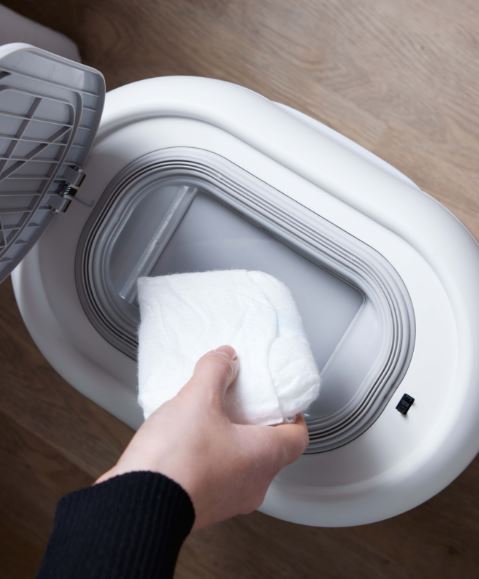 Shnuggle Change Time Eco-Touch Nappy Bin