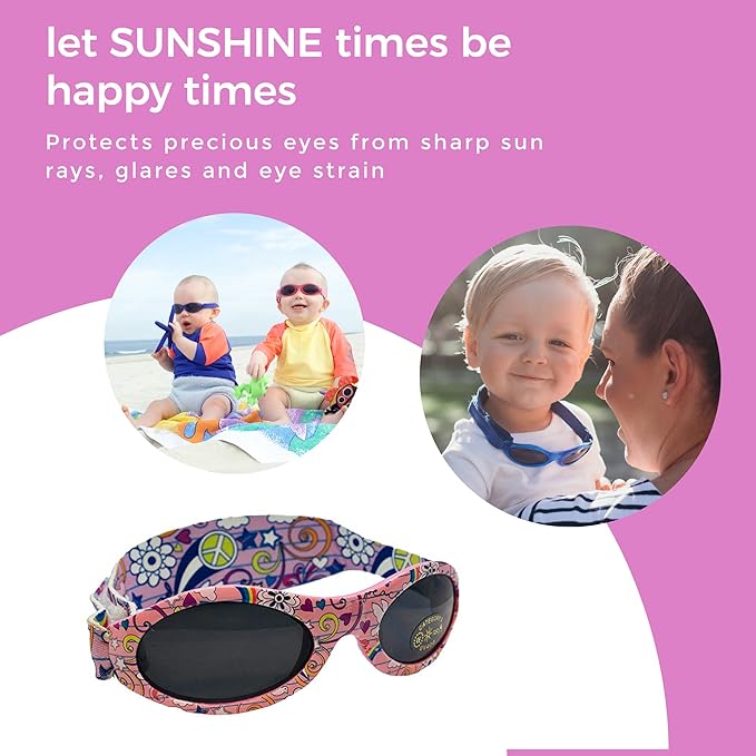 Baby Banz Bubzee Sunglasses Peace 0-2 Years