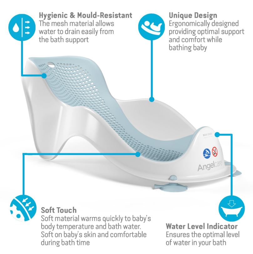Angelcare Soft Touch Mini Baby Bath Support