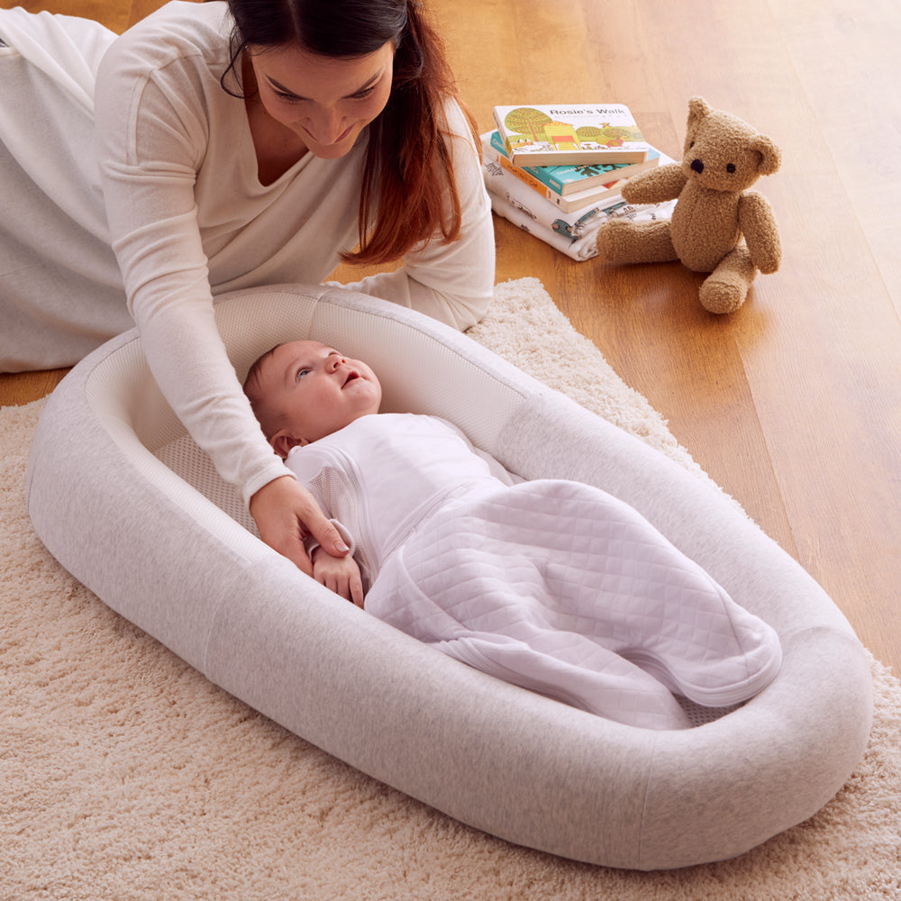 Purflo Sleeptight Baby Bed Soft White