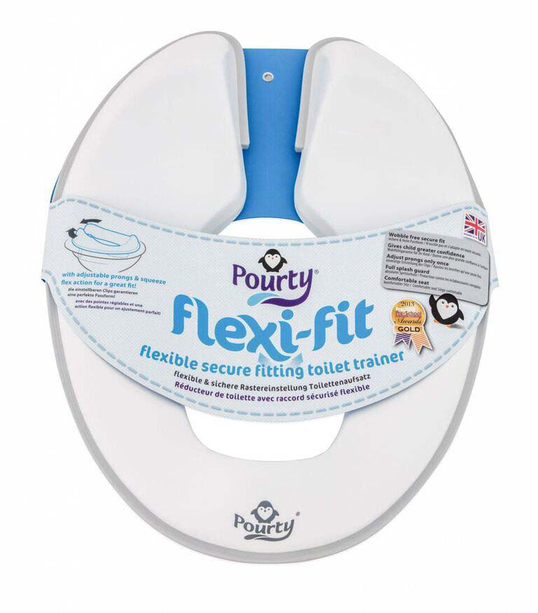 Pourty Flexi-Fit Toilet Trainer Blue