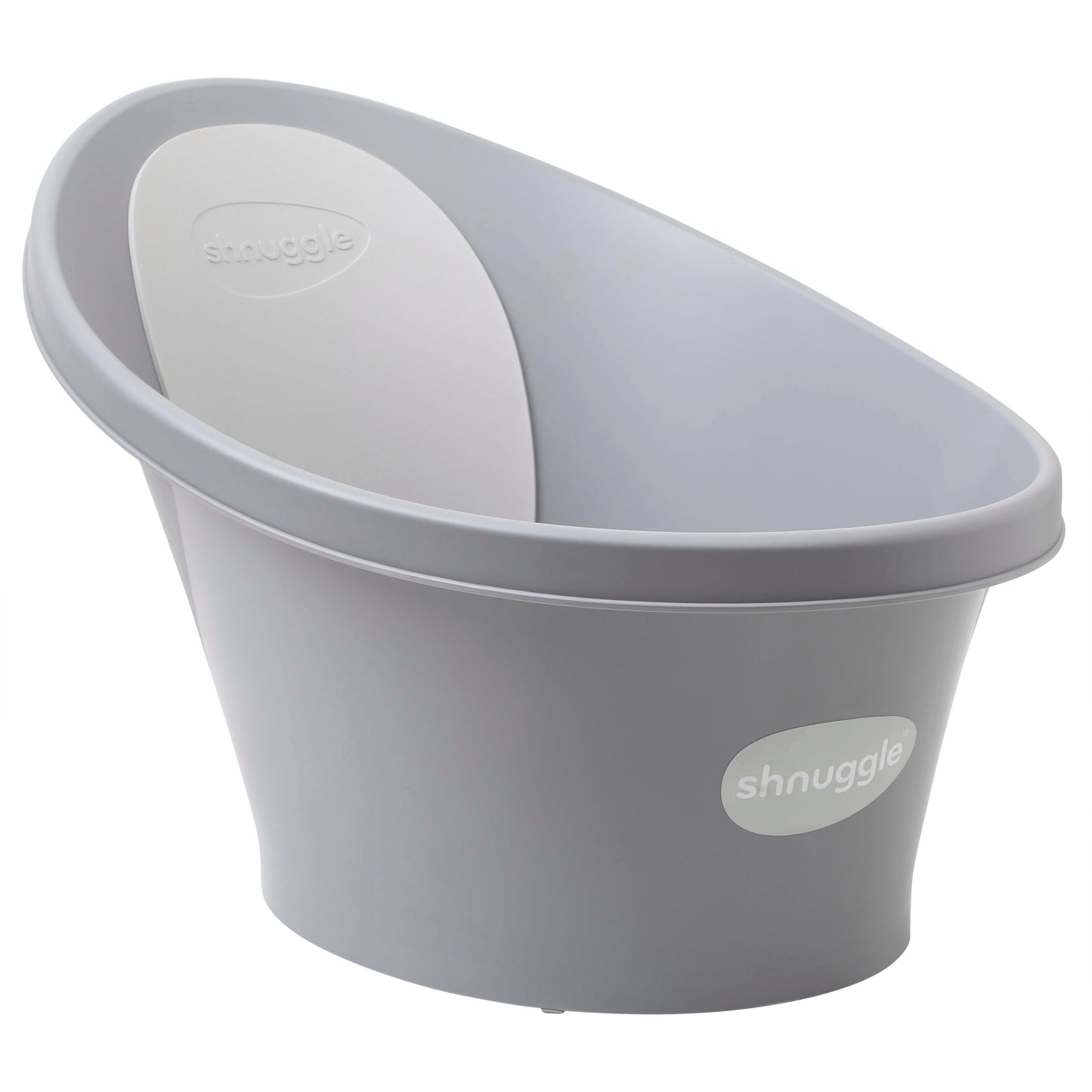 Shnuggle Bath With Bum Bump And Plug White/Grey