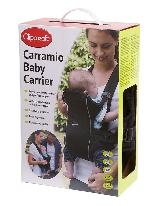 Clippasafe Carramio 2 Position Baby Carrier Black
