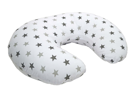 Cuddles Nursing Pillow Silver Stars