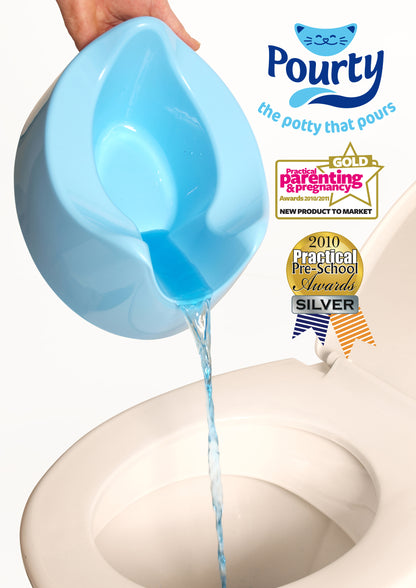 Pourty Potty Blue