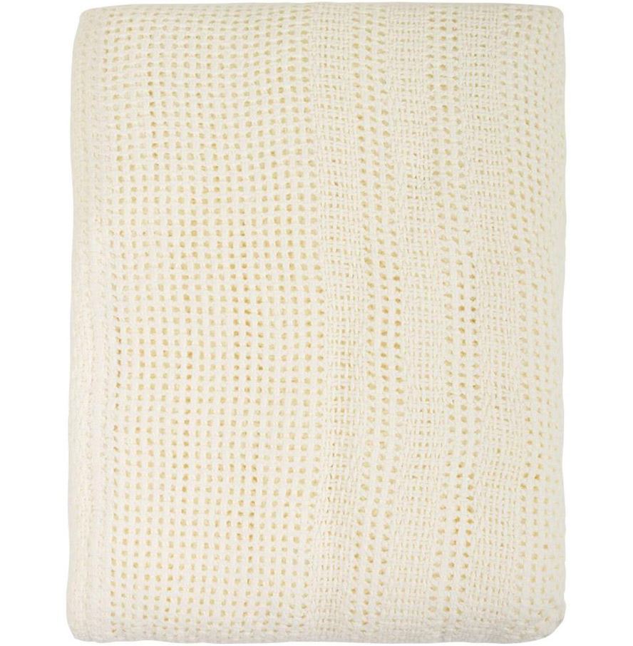 Baby Basics Cellular Blanket Pram Size Cream