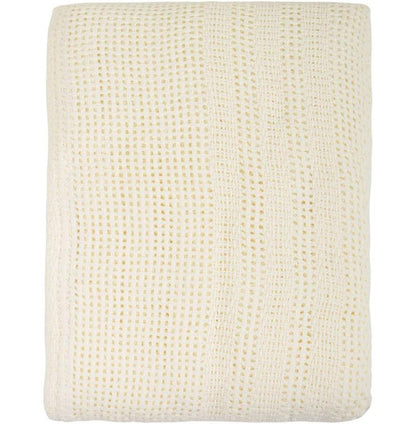 Baby Basics Cellular Blanket Pram Size Cream